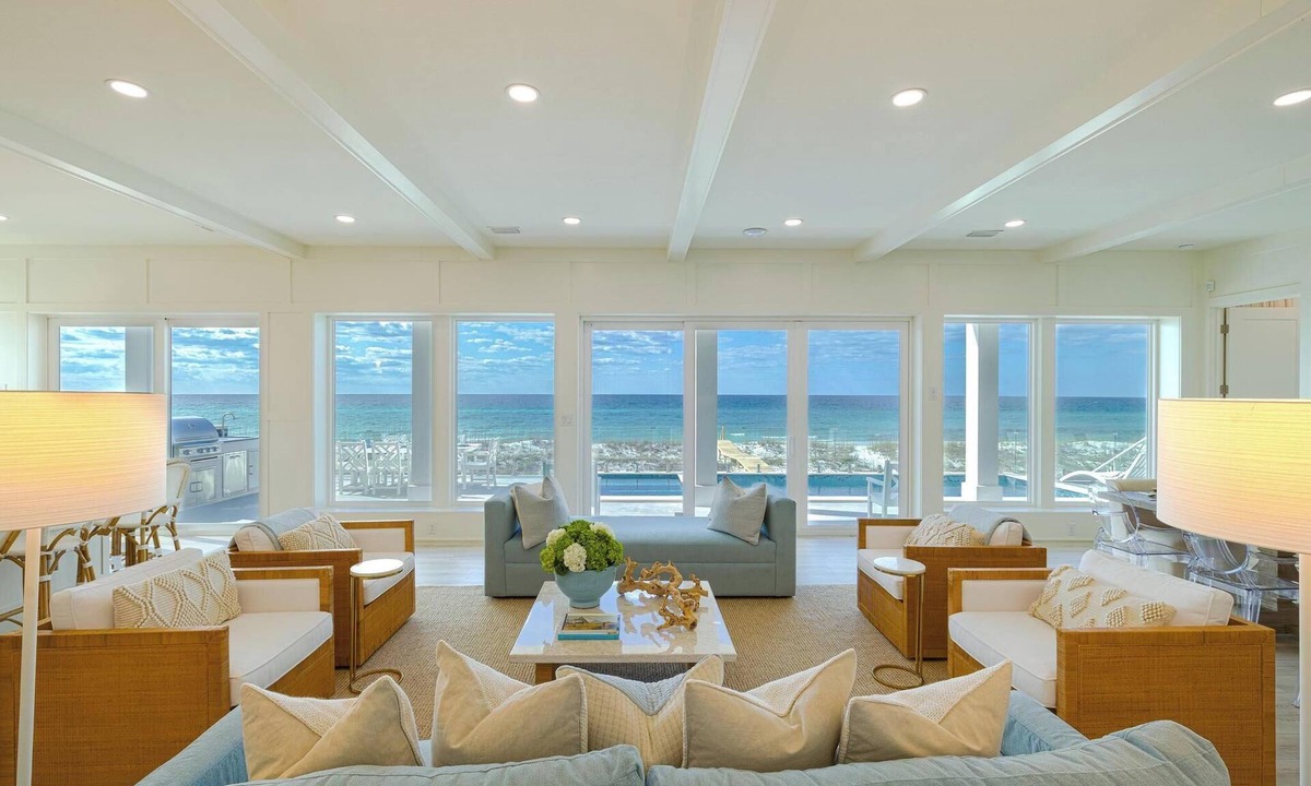 Villa Segunda House | Brand New 6 BR, 6.5 BA | Gulf Front Home | Private Pool | Hot Tub | Sleeps 18
