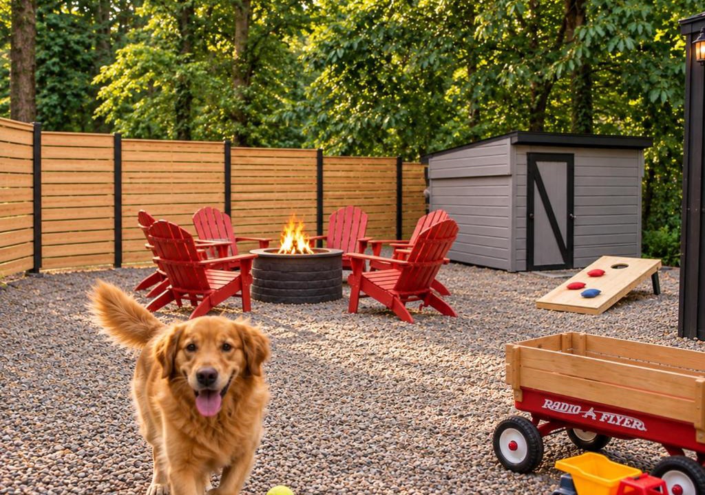 Victory Heights House | Creekside EscapeFirePitBBQAC1MiRailEVPets
