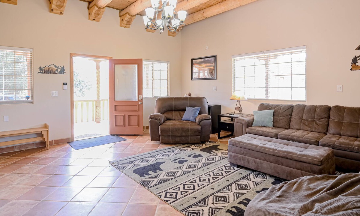 Taos House | Dog-friendly adobe with mountain view, foosball, hammocks, grill, WiFi, & W/D