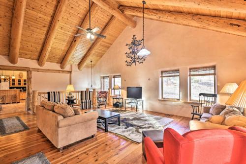 Cimarron House | Eagle Nest Home w/Hot Tub & Views - 5 Min to Lake