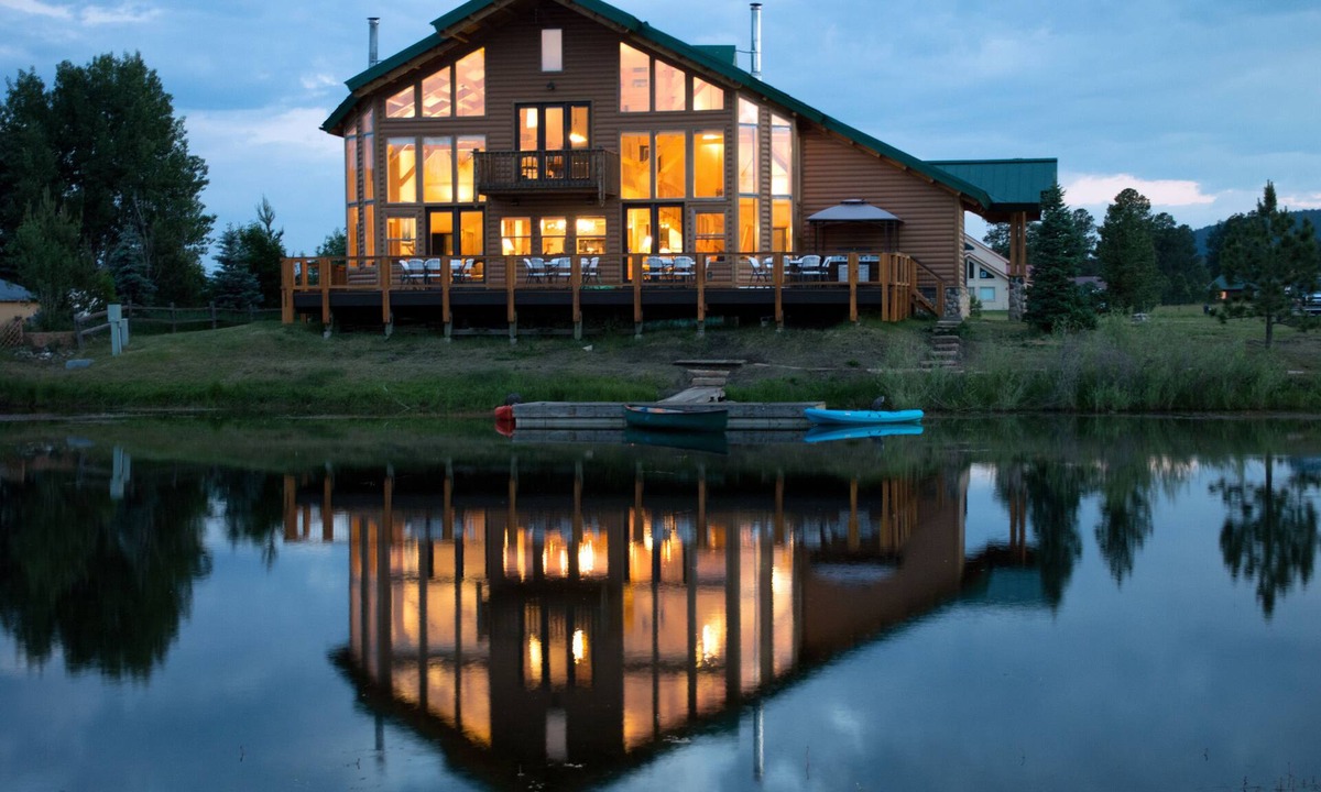 Lake Hatcher Park House | Large Lake Front w/Own Dock and Mountain Views. Sleeps 20 Cert. # VRP-25-0468