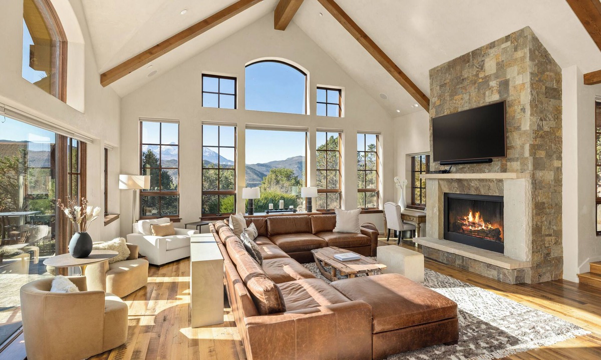 Basalt House | Luxury Basalt Estate with Hot Tub, A/C, Pond, 5 Fireplaces & Panoramic Sopris Views