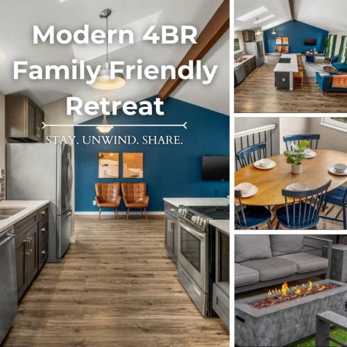 Arvada House | Modern 4BR Family Friendly Retreat W Hot tub