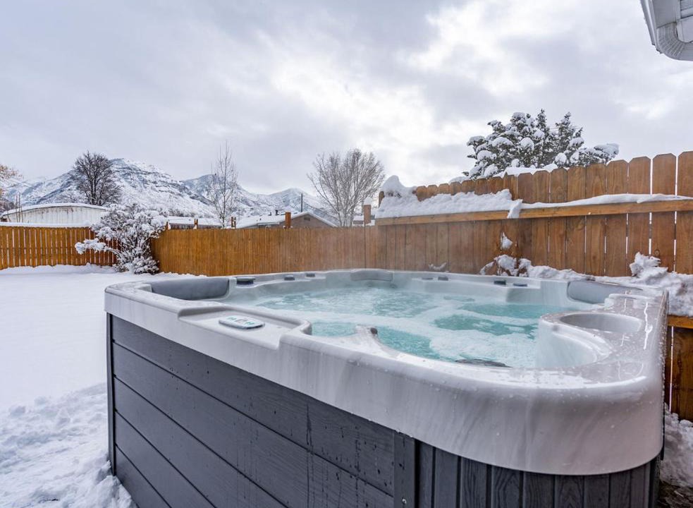 Hillcrest House | Modern home near UVU and BYU with hot tub and mountain views