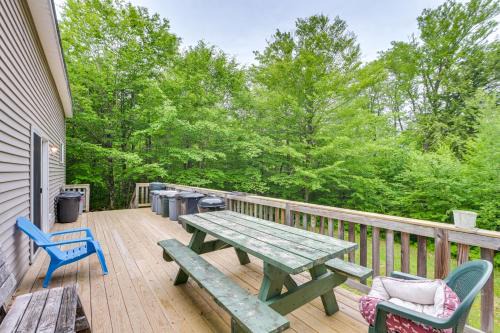 Harmony House | Near Snowmobiling: Secluded Harmony Cabin w/Deck!