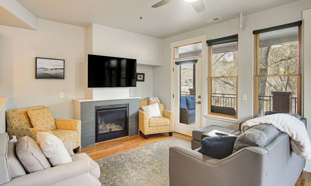 Salida Condo | One-of-a-Kind Riverside Condo in Downtown Salida