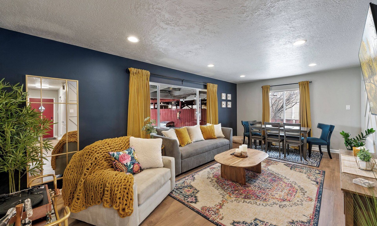 Midvale House | Perfect Central Location w/Mtn Views, Huge Fenced Yard, King Beds, BBQ, & Games!