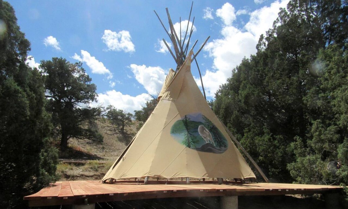 Salida RV Rental | Pet Friendly Mountain Tipi for Glamping in Salida, Colorado