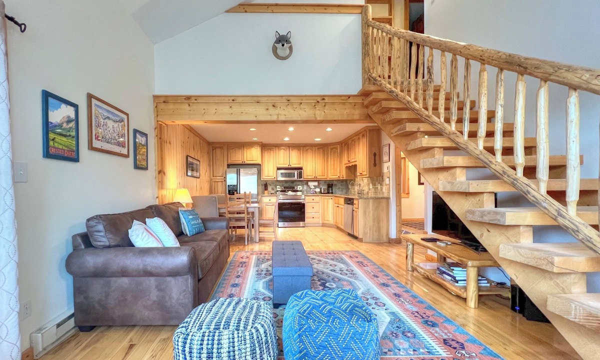 Mount Crested Butte Condo | Upgraded, Slopeside Condo, Walk to the Base Area or Transit Center