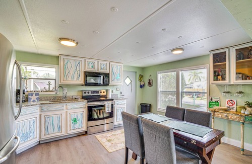 Vista Del Mar House | 1 Mi to Beach: Home w/Dock on Canal in Hudson