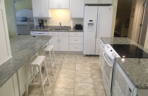 Daytona Beach Shores Condo | #101 First Floor, Direct Ocean Front, 3 King Beds, 3 Full Baths, Laundry #20 dog