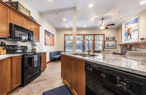 Salt Lake Mountain Resorts Condo | 2-bedroom condo steps from Solitude Resort Ski Lifts