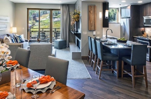 Peak 8 Condo | 2 Bedroom Ski in-out at the Grand Colorado on Peak 8 Kitchen, Fireplace, Pool