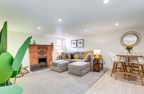 City Park Apartment | 2 Mi to Downtown Denver: Stylish Gem w/Fireplace!