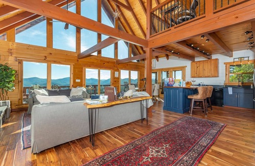 Old Fort Cabin | A Celestial Chalet | Pets, Hot Tub & Majestic Mountain Views!
