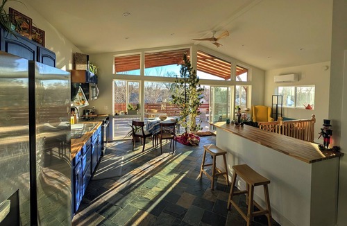 Aurora House | Airy 1-bedroom townhome in charming Aurora with AC