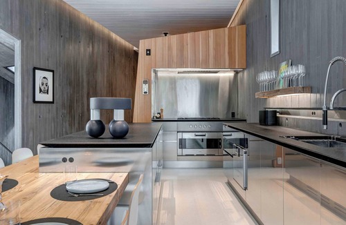 Salt Lake Mountain Resorts House | Architectural Gem by InvitedHome | Sauna, Patio, Firepit, Unique Location