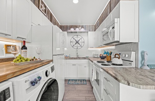 Panama City Beach Condo | Boutique-Style Gulf-Front Retreat - 1BR + Bunks- Beach Chairs & Fees Included