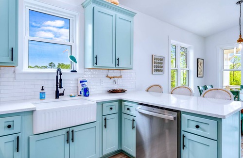 St. George Island House | Brand New Private Heated Pool at Driftwood Dream! Golf Cart Included!