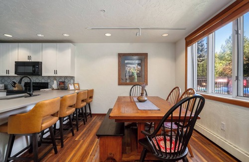 Steamboat Springs Condo | Burgess Creek Bungalow, Heated outdoor pool, hot tub & Private Creekside Patio!