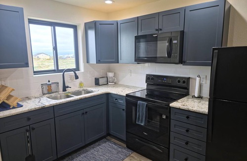 Penrose Cabin | Cabin 1 | Sirius - A-frame cabin with loft, full kitchen, and ranch views