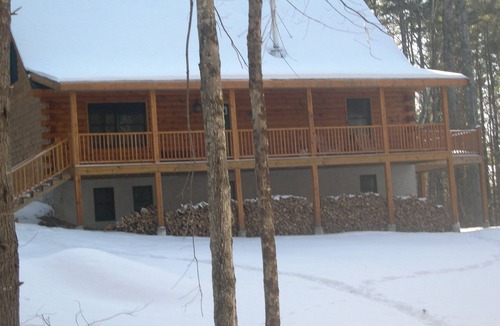 Campton House | Charming log home, spacious yet cozy, nestled in the White Mountain region.