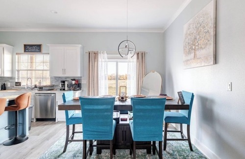 Emory House | Christian-Inspired 3BR, 2BA Haven w/Fire Pit & Fitness Room/Emory
