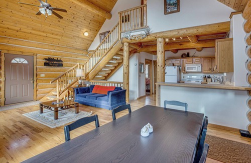 Gypsum House | Deck & Pond Views! 2-Acre, Woodsy Rocky Mtn Haven