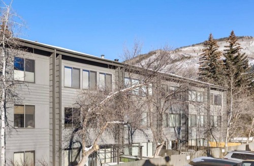 Aspen Condo | Downtown Aspen! Aspen Mountain & Cowhide! Kitchen, Comfy Bed, Quiet, Parking!