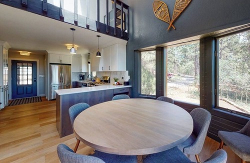 Durango House | Enchanting mountainside home with fireplace, skiing, lake view, & washer/dryer