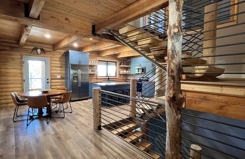 Beaver Cabin | Enchanting Ski In Ski Out Log Cabin in Beaver at Eagle Point Resort, sleeps 20+