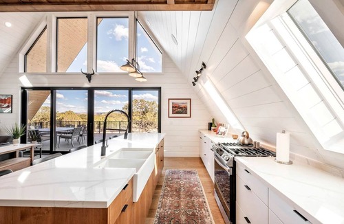 Torrey Cabin | Experience Pure Glamping on this A-frame Placed in the Middle of the Desert in Wayne County, Utah