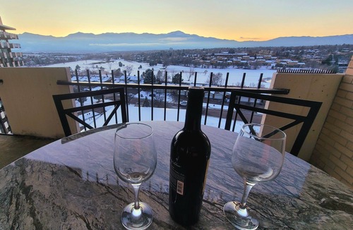 Southeast Colorado Springs Condo | Gorgeous mountain view! 2-bdrm 10th floor condo, 48ft balcony, sleeps 6