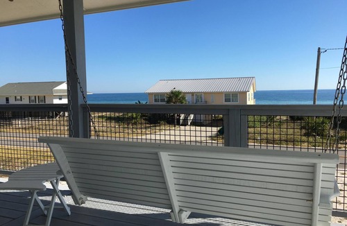 St. George Island House | Gulf Views, Huge Decks! 3 LuxBdrm Suites, updatd Kitchn, HeatedPool, DogFriendly