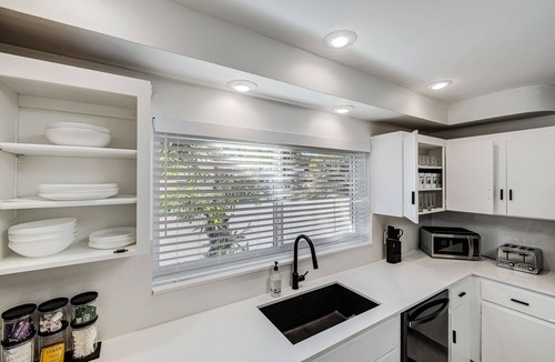 Downtown Hollywood House | Historic bungalow, heated pool, cabana, arcade, on park, beach 5 min, dogs ok.