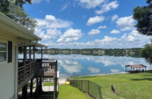 Thomas Drive House | Lakefront Home, Private Beach, Firepit, Kayaks, Pets, Floats, Spring Fed Lake