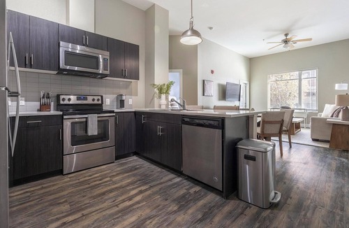 Washington Park West Apartment | Landing | Chic 2BD, Gym, Clubhouse