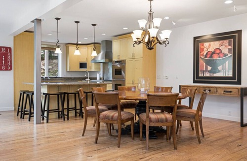 Highland Meadows House | Large West Vail Home - Patio with Private Hot Tub
