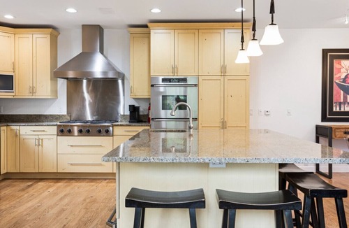 Highland Meadows House | Large West Vail Home - Patio with Private Hot Tub