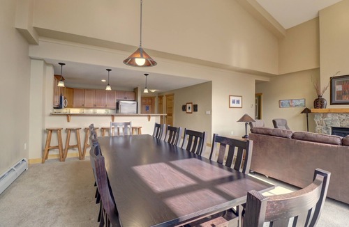 Copper Mountain Village Condo | Largest Condo In Passage Point, Vaulted Ceilings, Huge Balcony - PP514 by Redawning