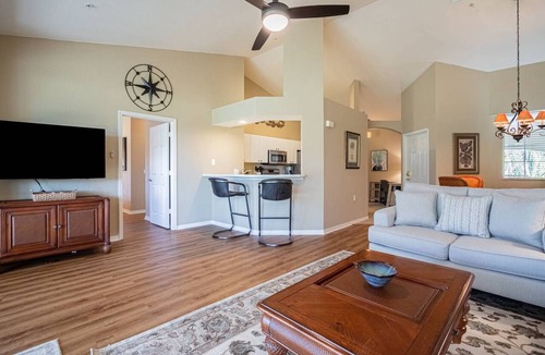 Flamingo Fairways Condo | Lely 2nd Flr Condo w/tranquil golf course views from private screened lanai; Players Club Option