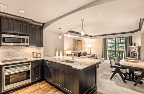 Avon Condo | ! LOVE RITZ 1BR ULTIMATE SUMMER LUXURY w/VIEWS,2 DECKS/2 FIREPLCES-POOL AMAZING!