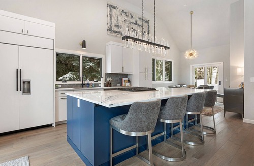 Edwards House | Luxury Arrowhead Home with A/C - Private Hot Tub, Game Room, Beautifully Remodeled