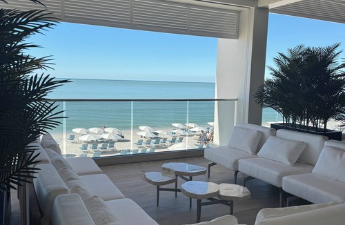 Bonita Bay Condo | Luxury Beach Club- chairs, umbrellas, wifi, shelter included/Pool, pickleball