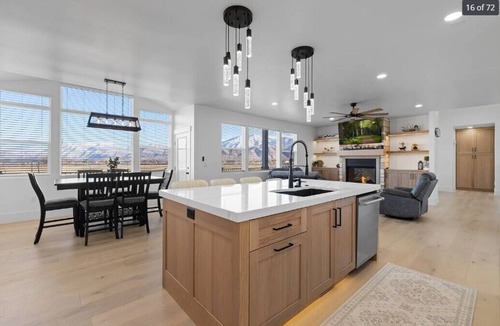 Payson House | Luxury Farm Retreat with Theater Room & Panoramic Mountain Views