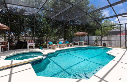 Legacy Park Villa | Magical Family Villa: 8-Bdrm, 5 Themed, Pool, Spa, Game Room, Arcade, Movie