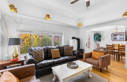 Ouray Condo | Main Level Haven | Steps from the Hot springs | Sleeps 9