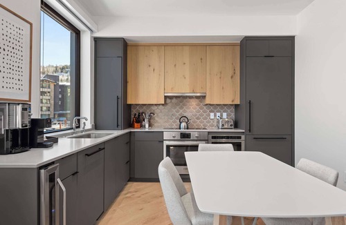 Snowmass Village Condo | Modern 2 bd 2 ba Ski in & Ski out Condo in Base Village