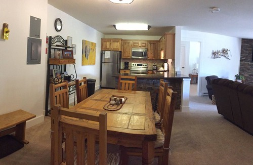 Mountain House Condo | Moose like the wetlands—our balcony offers a perfect view. 2bed, 2 bath. Sleeps6