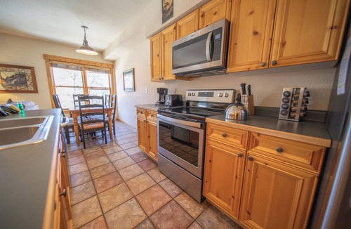 Mountain House Condo | Mountain Escape | Balcony, Bike Path & Views